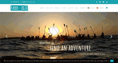 Desktop Screenshot of kayak-ibiza.com